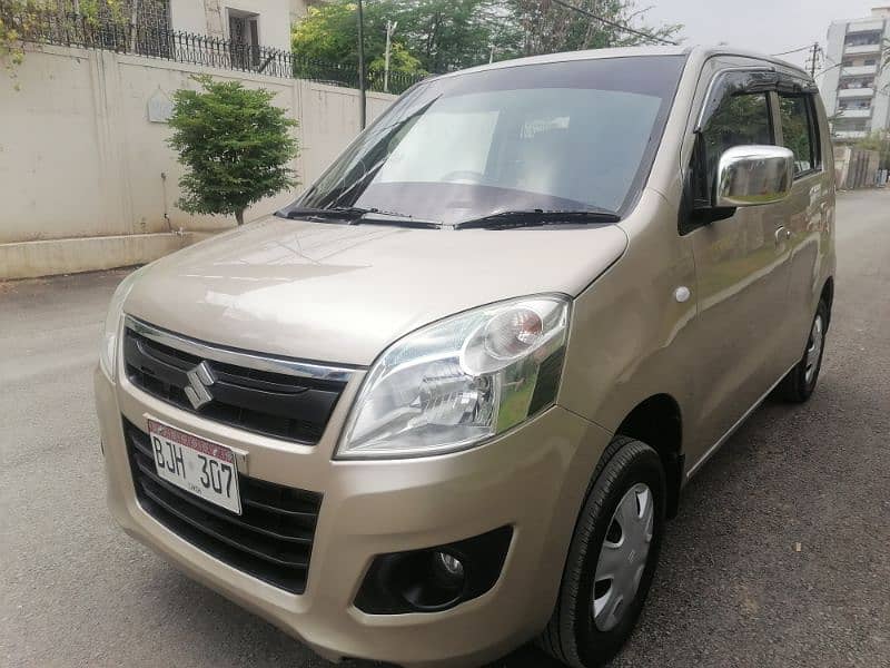 Suzuki wagonr vxl model 2017 first owner original sand beige metallic 10