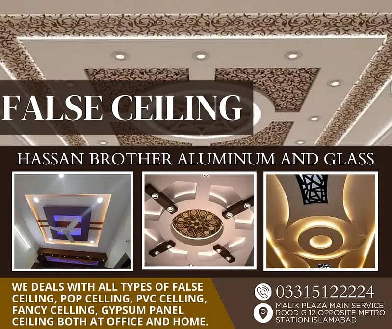 false ceiling/pop ceiling/Gypsum Panel Ceiling/pvc ceiling/wallpapers 12