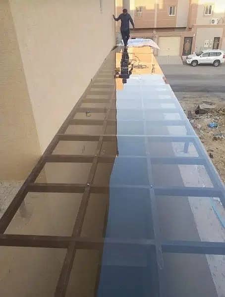 Window Blinds/Glass Papers/false Ceiling/Wood Flooring/steel railing 7