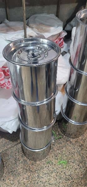Ice Cream Containers  steel stainless steel 2