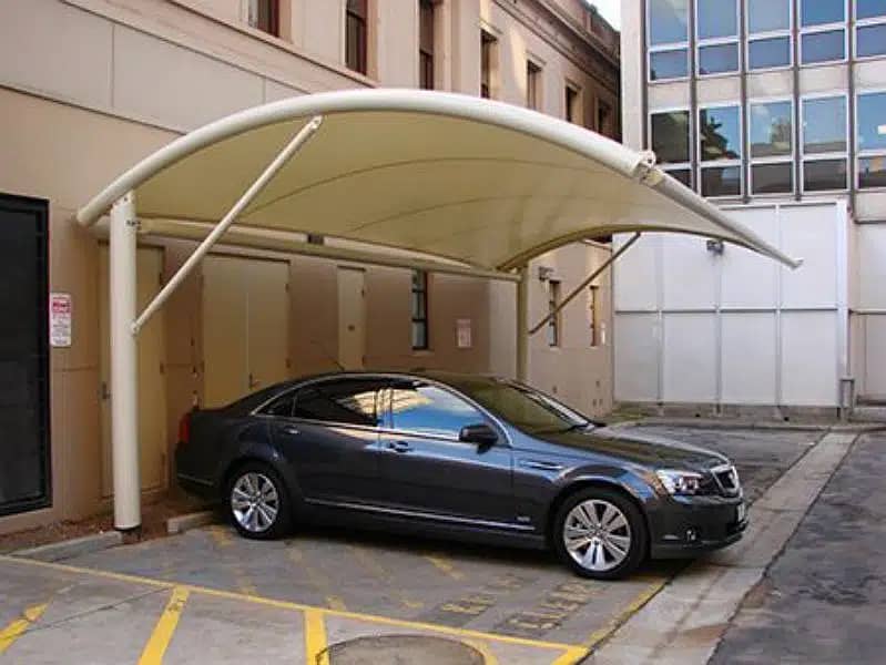 Tensile shades/conopy fiberglass doors green net jali parking shade 12