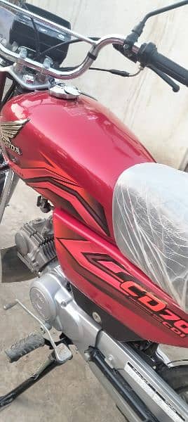 Honda CD 70 Red  for sale 2