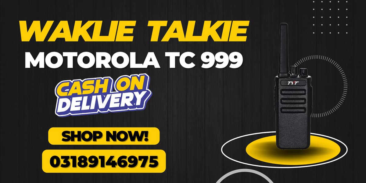 Walkie Talkie | Wireless | Motorola TC 999 Hiking Item 0