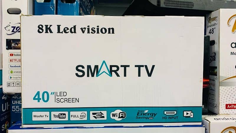 42  BOX PACK LED TV ANDROID WIFI VOICE REMOTE LED 2 YEAR WARRANTY CARD 0