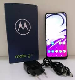 moto-g-20.10 by10 condition blue colour