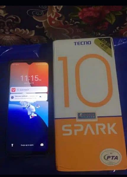 tecno spark 10 4+4gb/ 128gb 50 MP camera 1