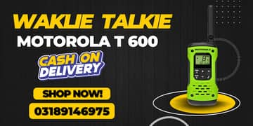 Walkie Talkie | Wireless Set Official Motorola T600 Two Way Radio 0