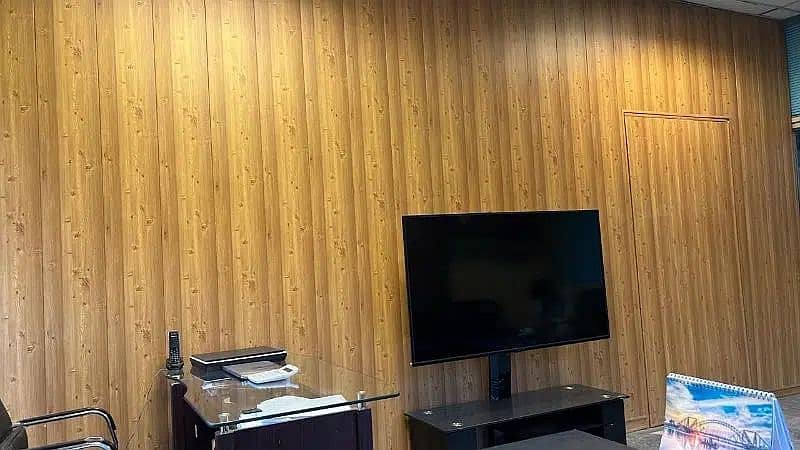 wallpaper/pvc panel,woden & vinyl flor/led rack/ceiling,blind/gras/flx 11