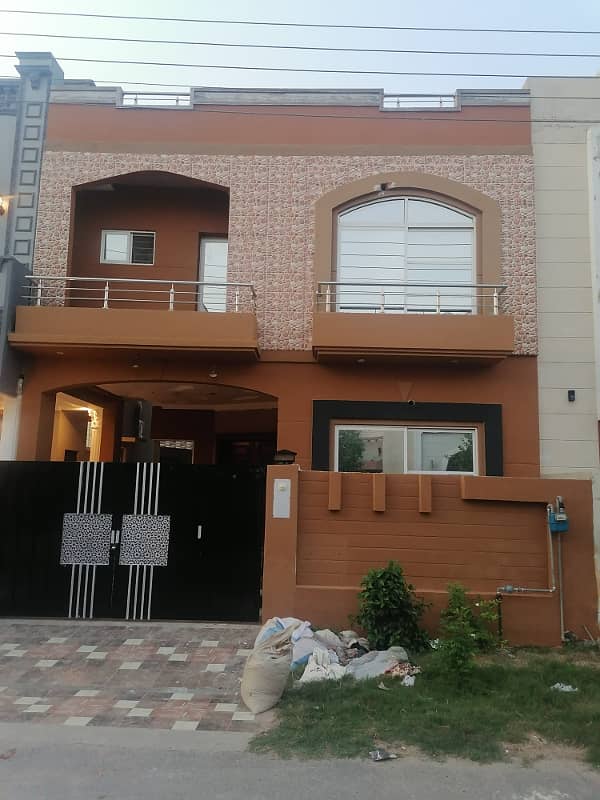 5 marla house with Gas available for rent in dha rehbar 15