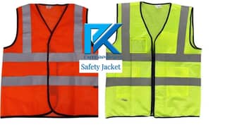 Safety Jacket / Safety Vests - Yellow / Orange Blue / Red Color Reflec