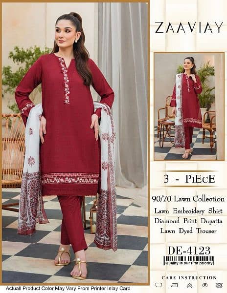 ladies wear/ lawn collection/ formal dress 3