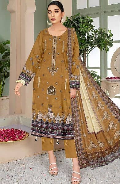 ladies wear/ lawn collection/ formal dress 12