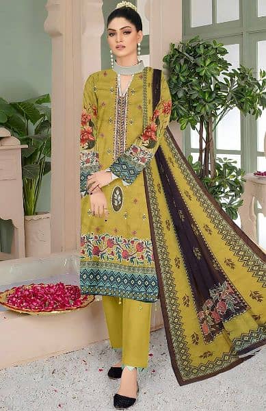 ladies wear/ lawn collection/ formal dress 16