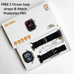 Z69 Ultra 49mm Good Quality with 2 free Straps & protection film