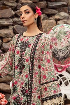 Printed lawn suit | 2 PC suit | casual dress | summer collection