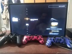 playstation 3 ps3 2 controllers sony