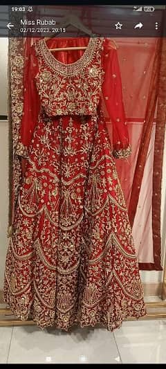 red bridal lehanga for sale