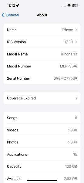 Iphone 13 128Gb 1