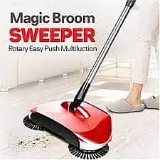 Broom Portable Cleaning Machine 3 in 1 Dustpan and Trash Bin (urgent) 0