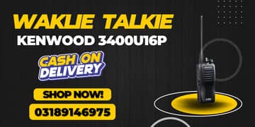 Walkie Talkie | Wireless Set Official Kenwood Tk 3400U16PTwo Way Radio 0