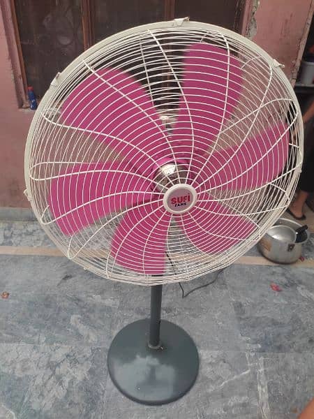sufi fan full size in cooper winding like as new only one month use 0