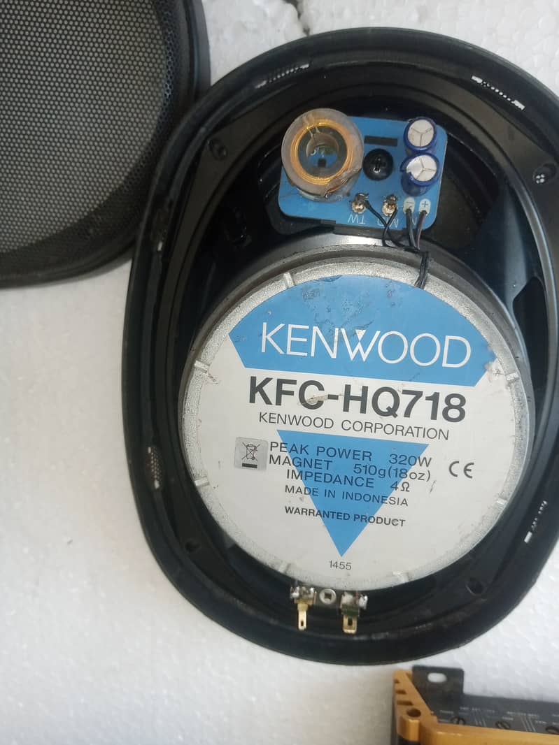 amplifier 4 chanel kenwood speakers 4
