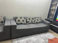 grey color sofa set