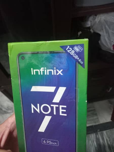 infinix note 7 4GB/128 GB 10/10 condition 10