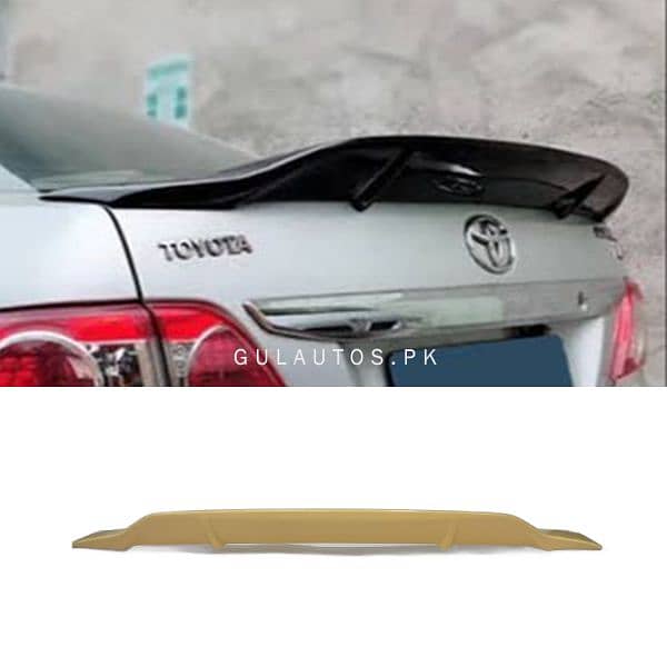 NEW COROLLA 2009-2018 DUCKTAIL SPOILER IN FACTORY RATE (UNPAINTED) 6