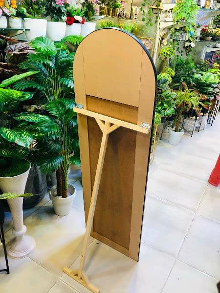 looking mirror/ 24x60 inch /woodenstand 5