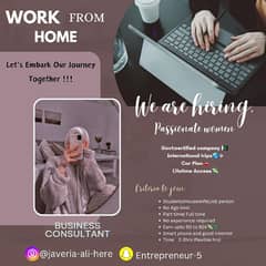 WE ARE HELPING PASSIONATE WOMEN TO BE INDEPENDENT DOING WORK FROM HOME