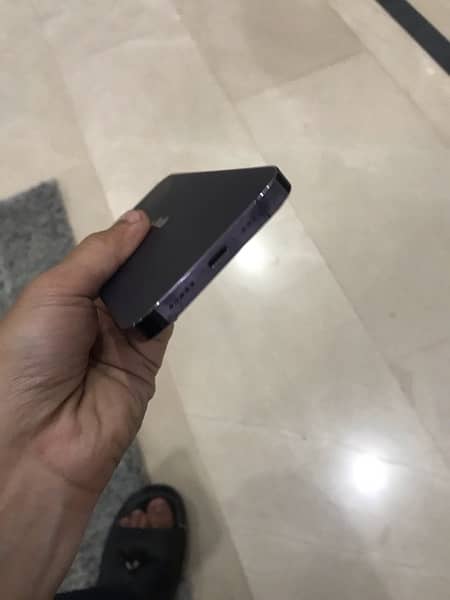 iphone 14 pro deep Purple 128 GB with box model (ZA/A) 3