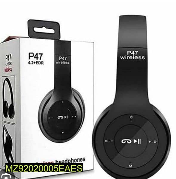 New P47 bluetooth headphones free delivery for all pakistan 1