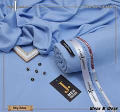Wash n wear unstiched suit for men's only 2350 with 16 colour