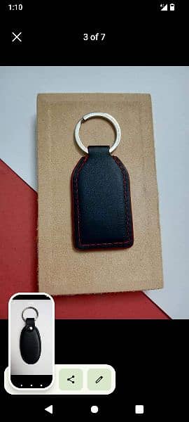 leather keychain 0