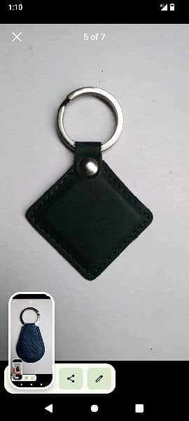 leather keychain 1
