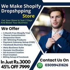 We Make Shopify Dropshipping Store For Pakistani Market