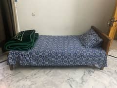 Pure wood Single Bed