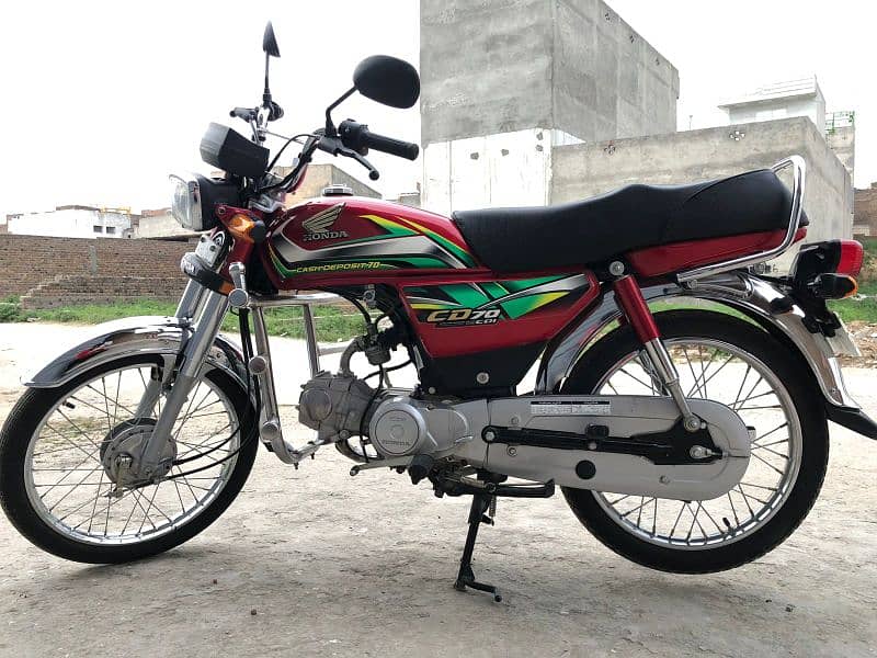 Honda CD 70 2021 FOR SALE IN MINT CONDITION 2