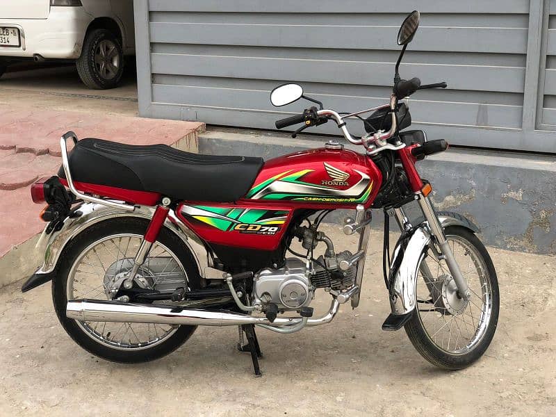 Honda CD 70 2021 FOR SALE IN MINT CONDITION 5