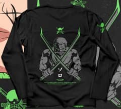 Zoro full sleeve shirt , and also sleeve less , m , l , XL , double xl 0