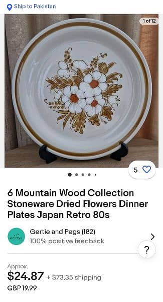 Plates made in Japan vintage 8