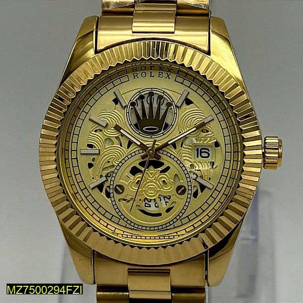 Rollex watch in golden colour 1