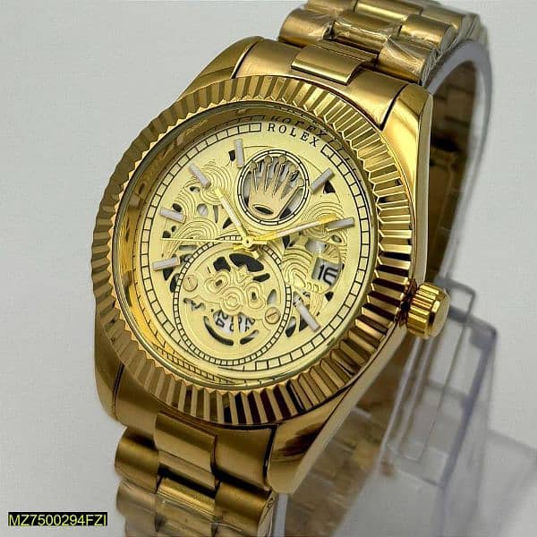 Rollex watch in golden colour 2