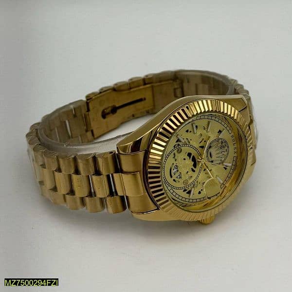 Rollex watch in golden colour 3