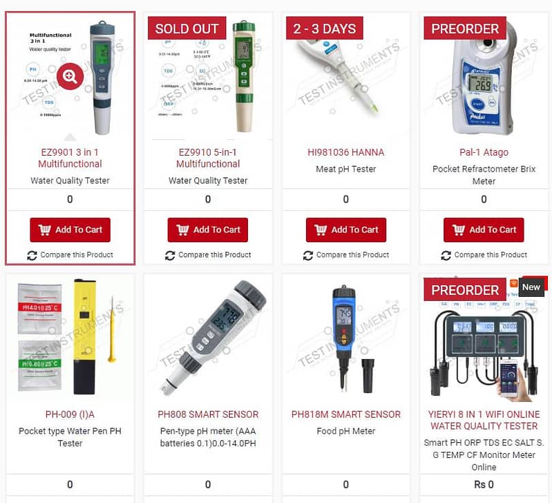 Tds and Ph Meter in Pakistan 1