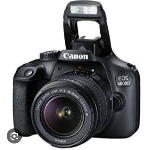 CANON 4000D WITH 18-55 LENS PINPACK 1