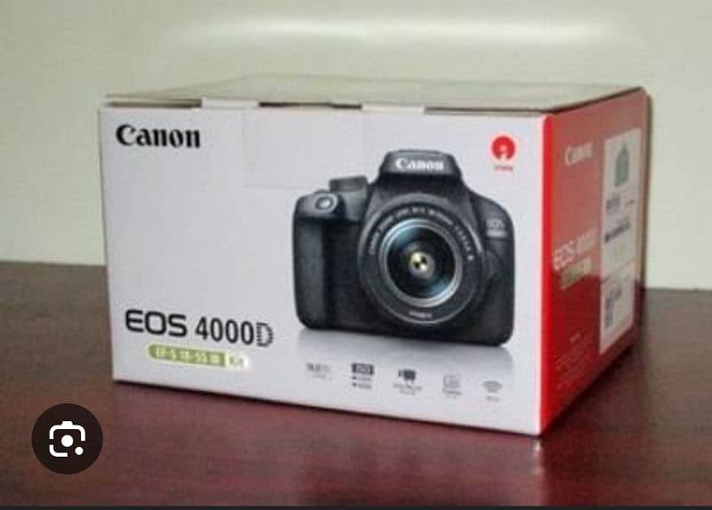 CANON 4000D WITH 18-55 LENS PINPACK 2