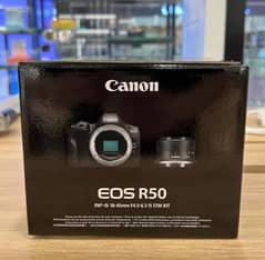 CANON R50 WITH 18-45 STM LENS PINPACK