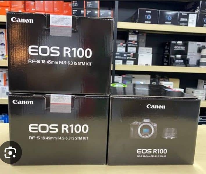 CANON R100 WITH 18-45 STM LENS PINPACK 2